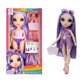 Rainbow High Swim & Style Fashion Doll- Violet (Purple) (507314-EUC)