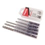 NEMESIS 2 SDS+ Hammerbohrer-Satz B-58992 (silber, 5-teilig)
