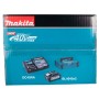 Power Source Kit Li 40V 4Ah (schwarz/blau, 2x Akku BL4025, 1x Schnellladegert DC40RA, MAKPAC Gr.1) (191J97-1)