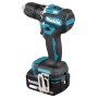 Akku-Bohrschrauber DDF487RAJ, 18Volt (blau/schwarz, 2x Li-Ionen Akku 2,0Ah, MAKPAC)