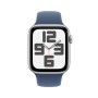 Watch SE (silber, Aluminium, 44 mm, Sportarmband Denim M/L) (MXER3QF/A)
