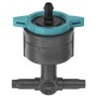 Micro-Drip-System Regulierbarer Reihentropfer 1-8 l/h (schwarz/trkis, 5 Stck, Modell 2023) (13314-20)