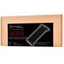 PCIe-x16-Riser-Flachbandkabel RC03 (schwarz, fr das Gehuse PIO) (SST-RC03B-220)