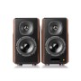 Bluetooth-Regallautsprecher S2000MKIII (holz/schwarz, Mit Display-Anzeige)