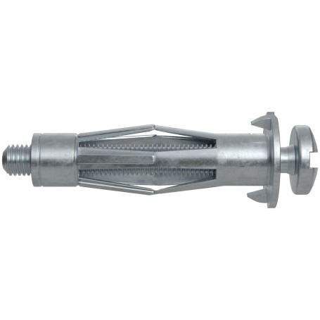 Hohlraum-Metalldbel HM 4x46 S B (silber, 20 Stck, mit Schraube) (518729)