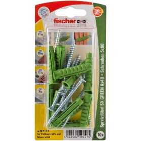 Spreizdbel SX GREEN 8x40 S K (grn, 10 Stck, mit Schraube) (524823)