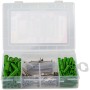 Meister-Box greenline SX S + A2 (grn, 120-teilig, mit Schrauben) (531227)