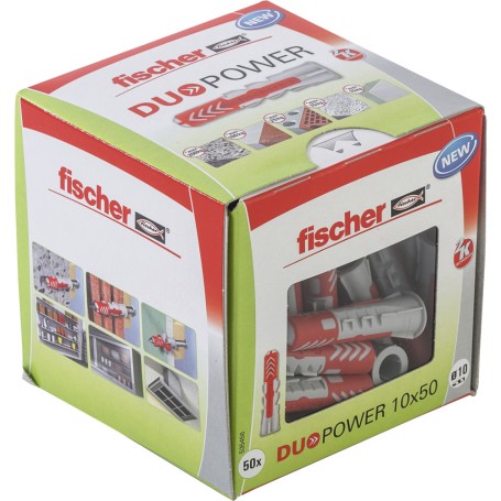 Dbel DUOPOWER 10x50 LD (hellgrau/rot, 50 Stck) (535456)