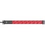 Brennenstuhl 1390007118 prolunghe e multiple 2 m 8 presa(e) AC Interno Nero, Rosso