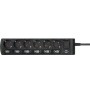 Brennenstuhl 1153110116 prolunghe e multiple 2 m 6 presa(e) AC Interno Nero