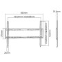Equip 650333 Staffa a parete per TV fissa da 37"-75 (65033307101)