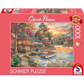 Chuck Pinson: Ufer im Abendgold (1000 Teile) (58553)
