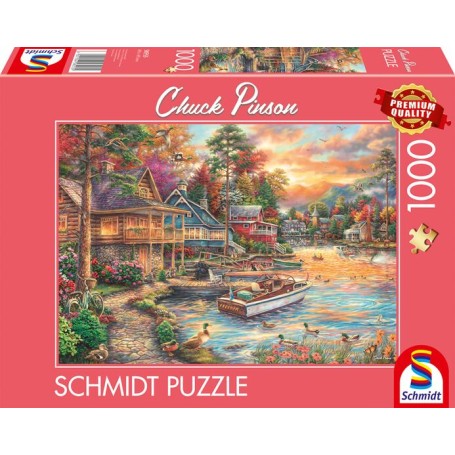 Chuck Pinson: Ufer im Abendgold (1000 Teile) (58553)