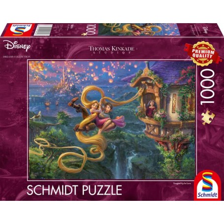 Thomas Kinkade Studios: Disney Dreams Collection - Rapunzel Tangled up in Love (1000 Teile) (58034)
