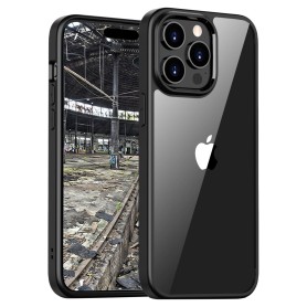 JT BERLIN Pankow Hybrid custodia per cellulare 17,5 cm (6.9") Cover Nero, Trasparente (11097)