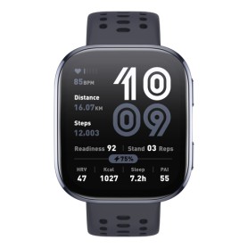 Amazfit Bip 6 Black 5 cm (1.97") AMOLED Digitale 390 x 450 Pixel Touch screen Nero GPS (satellitare) (W2435EU1N)