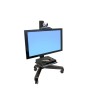 Ergotron Neo-Flex Mobile MediaCenter UHD Nero Pannello piatto Carrello multimediale (24-192-085)