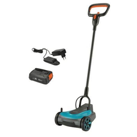 Gardena HandyMower Tagliaerba a spinta Batteria Nero, Blu, Arancione (14620-20)