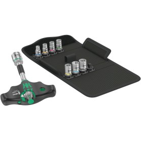 Wera 05023470001 chiave a cricchetto 9 pz Nero, Verde