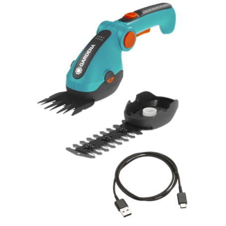 Gardena 9888-20 cesoia per erba cordless 8 cm 3,6 V Ioni di Litio Turchese (09888-20)