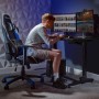 X Rocker 5124601 sedia per videogioco Poltrona per gaming Sedia imbottita tappezzata Nero, Blu