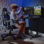 X Rocker 5124601 sedia per videogioco Poltrona per gaming Sedia imbottita tappezzata Nero, Blu