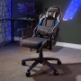 X Rocker 5124601 sedia per videogioco Poltrona per gaming Sedia imbottita tappezzata Nero, Blu