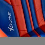 X Rocker 2021195 sedia per videogioco Sedia da gioco per console Seduta imbottita Blu, Rosso
