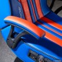 X Rocker 2021195 sedia per videogioco Sedia da gioco per console Seduta imbottita Blu, Rosso