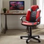 X Rocker 5120101 sedia per videogioco Poltrona per gaming Sedia tappezzata Nero, Rosso, Bianco