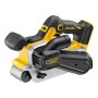 DeWALT DCW220NT-XJ levigatrice portatile Levigatrice a nastro Nero, Giallo