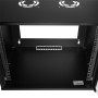 LogiLink W12C55B rack 12U Da parete Nero