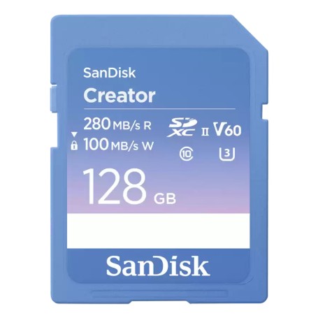 SanDisk Creator 128 GB SDXC UHS-II Classe 10 (SDSDXEP-128G-GNCIS)