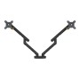 BakkerElkhuizen BE Flexible Dual 88,9 cm (35") Scrivania Nero (BNEBFDB)