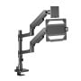 ACT AC8341 supporto per laptop Braccio per computer portatile e monitor Nero 43,9 cm (17.3")