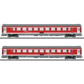 Märklin "Munich-Nürnberg Express" Passenger Car Set 2 parte e accessorio di modellino in scala Vagone passeggeri (42989)