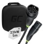 Green Cell EVKABGC01 cavo di ricarica per veicoli elettrici Nero Type 2 3 5 m