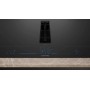 Siemens EX87BNX68E Piano cottura a induzione con cappa integrata in vetroceramica nero da 80 cm