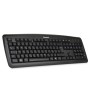 Hamlet Black Soft Touch tastiera usb italiana professionale (XKKITA2)