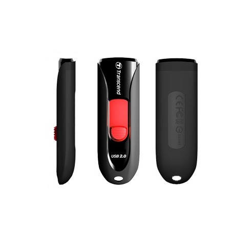 Transcend JetFlash 590 64GB unità flash USB USB tipo A 2.0 Nero (TS64GJF590K)