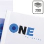 GBC Copertine per rilegatura termica Standard 3 mm bianche (100) (IB370021)