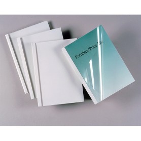 GBC Copertine per rilegatura termica Standard 1,5mm bianche(100) (IB370014)