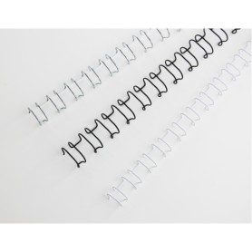 GBC Spirali metalliche MultiBind bianche 10 mm (100) (IB165283)