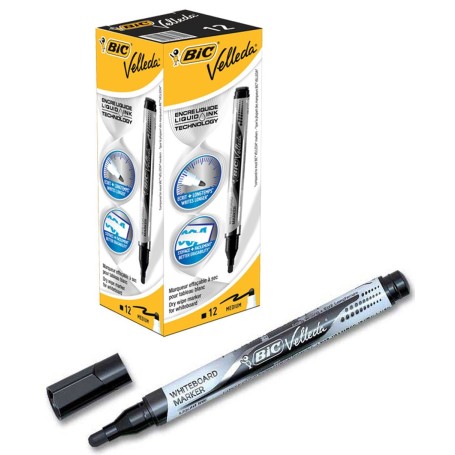 BIC 902088 evidenziatore 12 pz Tipo di punta Nero (902088)