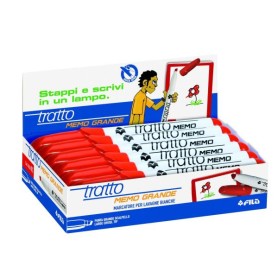 Tratto 852002 evidenziatore 12 pz Rosso (852002)