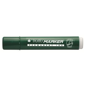 Tratto Marker marcatore permanente Punta smussata Verde 12 pz (840104)