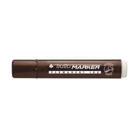 Tratto Marker marcatore permanente Punta smussata Marrone 12 pz (840106)
