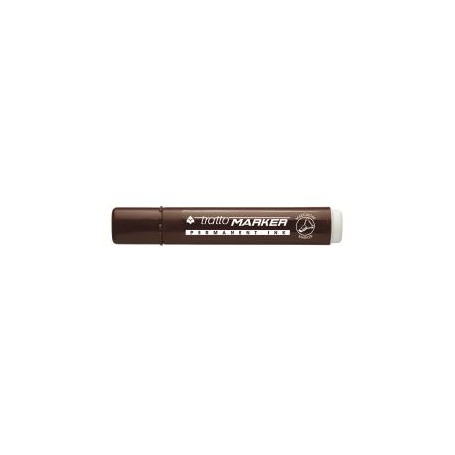 Tratto Marker marcatore permanente Punta smussata Marrone 12 pz (840106)