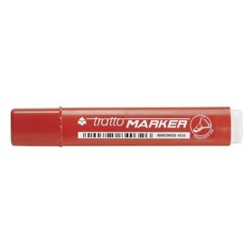 Tratto Marker marcatore permanente Tipo di punta Rosso 12 pz (841102)