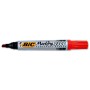 BIC Marking 2300 marcatore permanente Punta smussata Rosso 12 pz (8209243)
